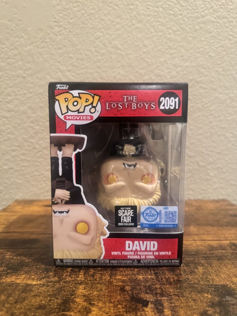 Funko Pop David The Lost Boys Hot Topic Scare Fair 2026